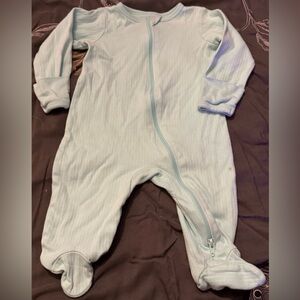Wonder Nation Mint Green Infants Footed One Piece
